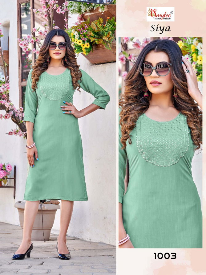 Rung Siya Ethnic Wear Wholesale Designer Kurtis Catalog